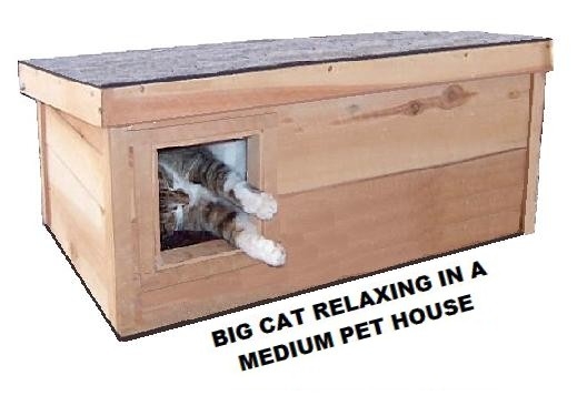 outdoor cat shelter from The Ark Workshop